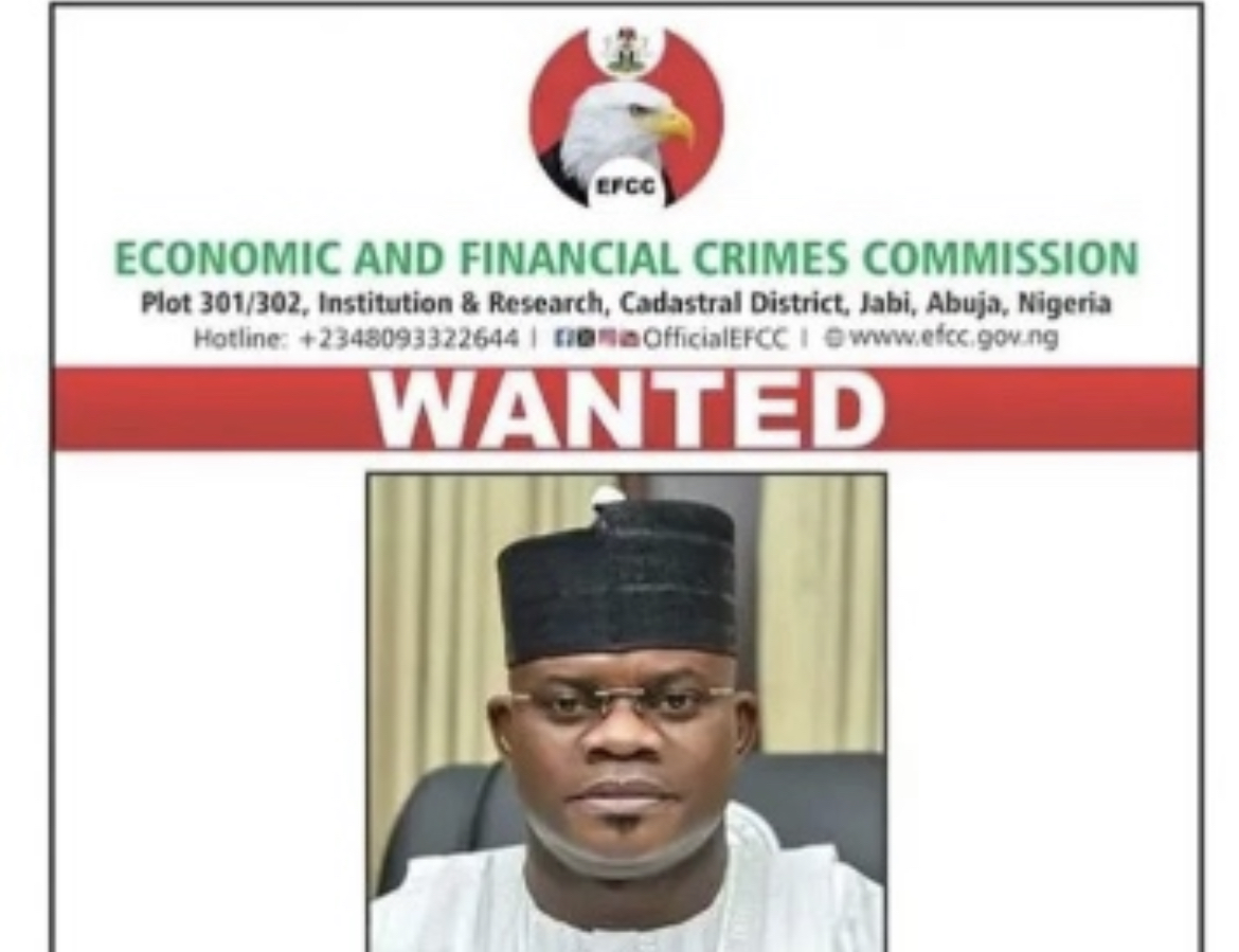 EFCC declares Yahaya Bello wanted