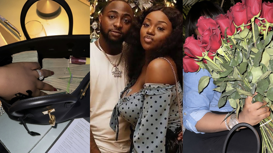 Days after side chick scandal Davido gifts Chioma over N72M, flowers ahead of 29th birthday [photos]