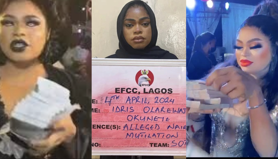Bobrisky Convicted for Naira Abuse after pleading Guilty