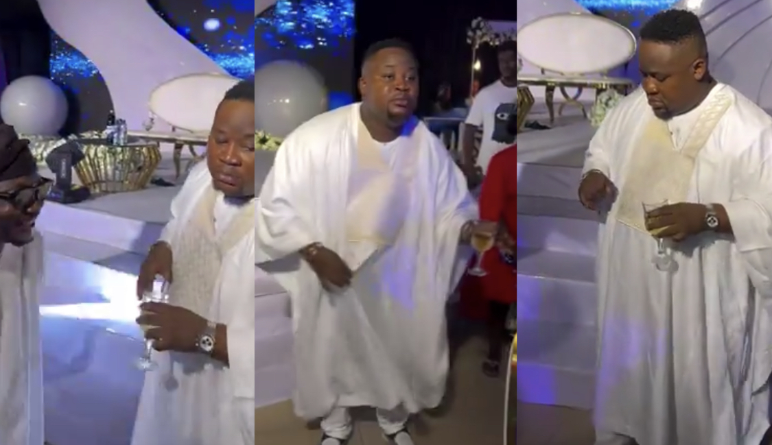 Cubana Chief Priest Spotted Cashless while partying after run in with EFCC [video]
