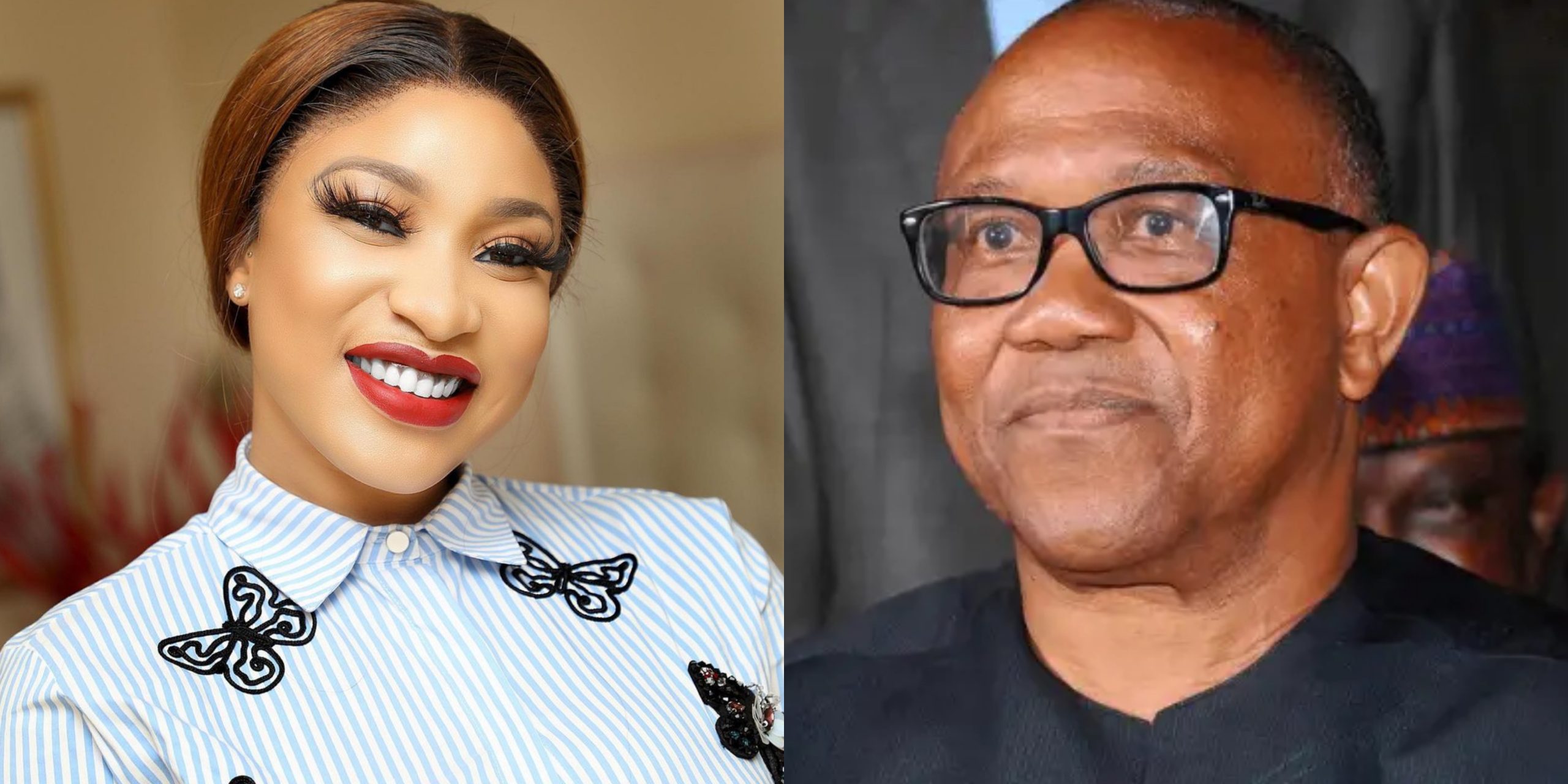 I am highly disappointed in you – Tonto Dikeh blasts Peter Obi over ‘shabby’ borehole project