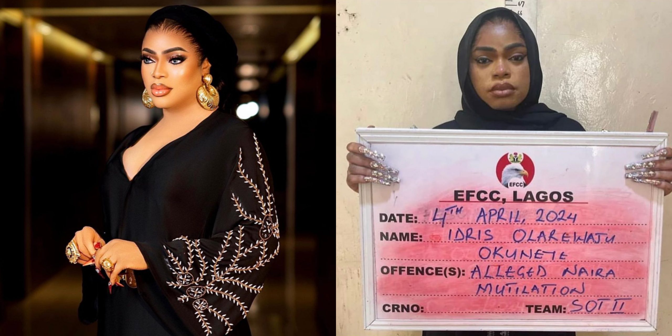 Crossdresser Bobrisky reportedly robbed in prison