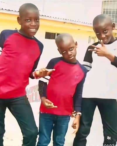 a childhood photo of zerry dl, shallipopi and famous pluto