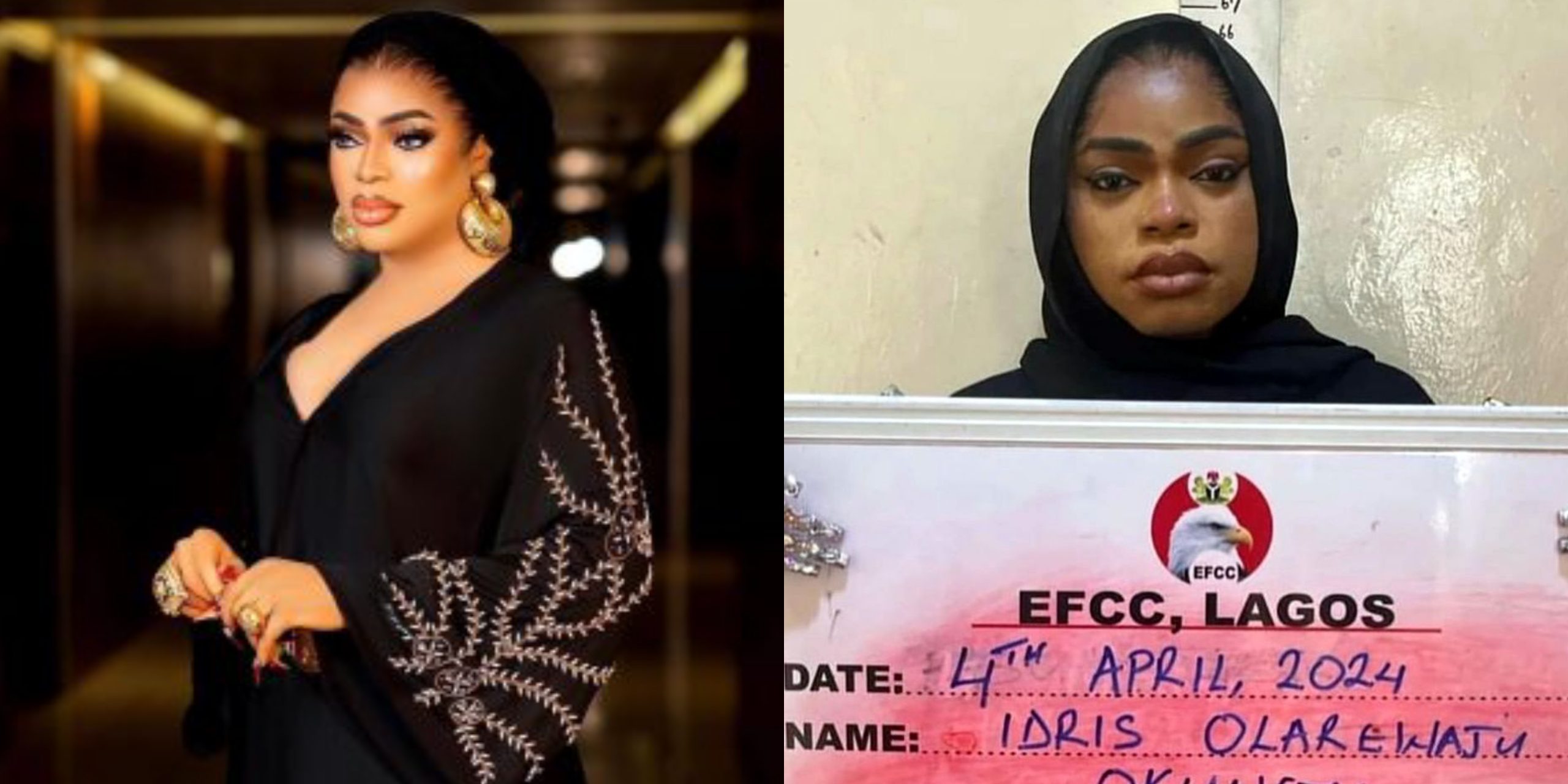 Breaking: Crossdresser Bobrisky released from prison