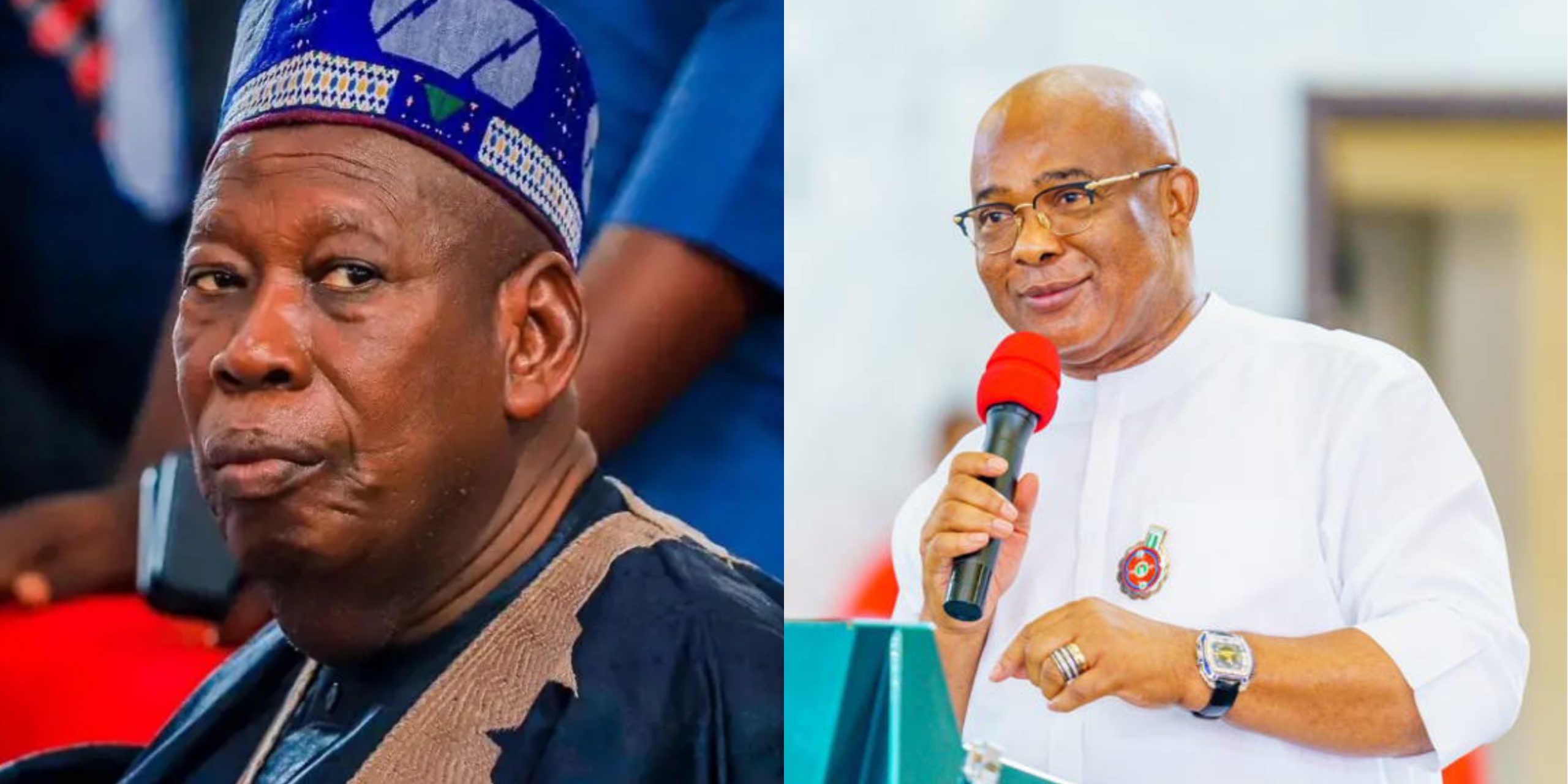 2027: Ganduje opens up on contesting presidential election with Uzodinma