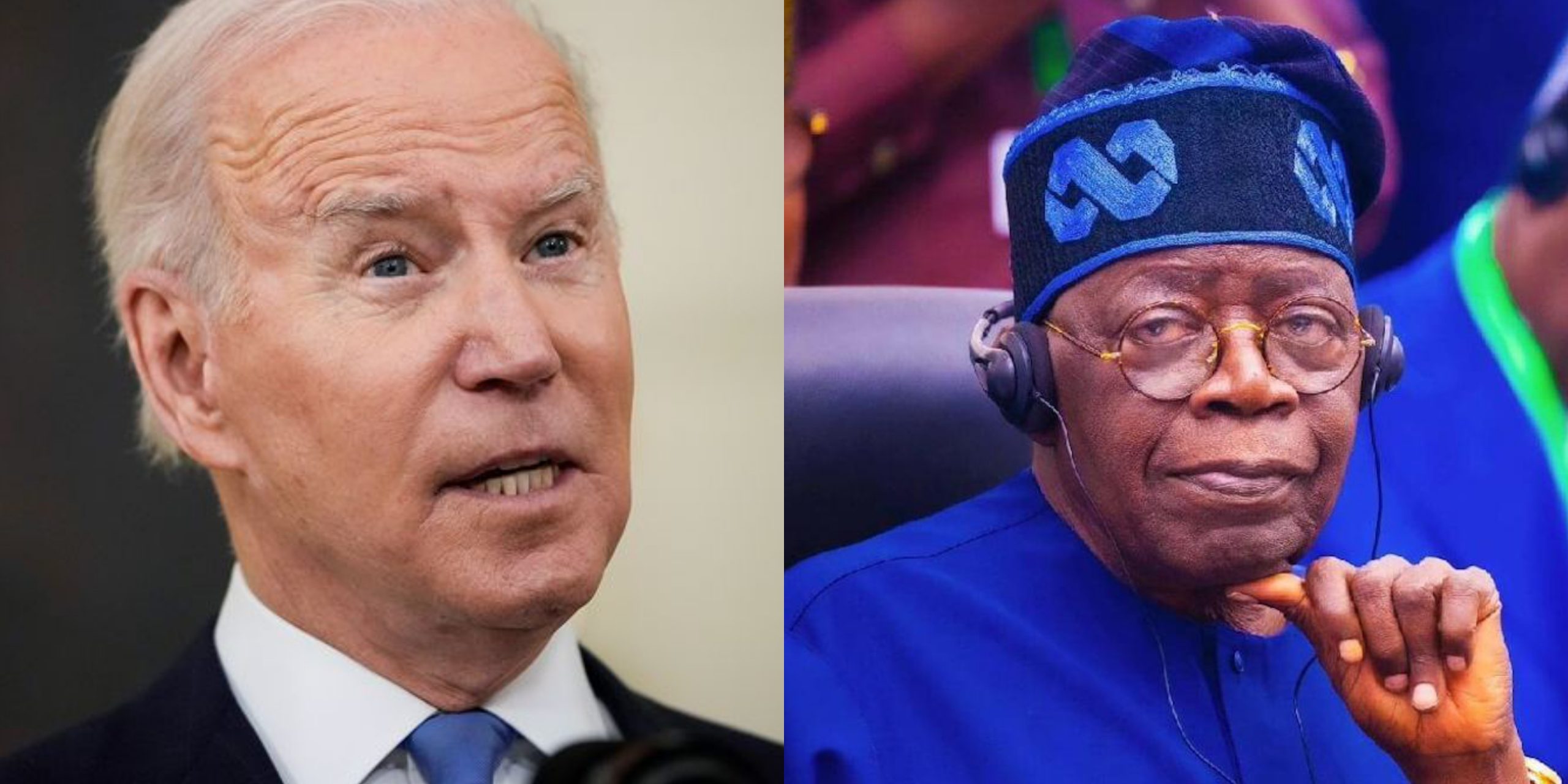 US president, Joe Biden phones Tinubu