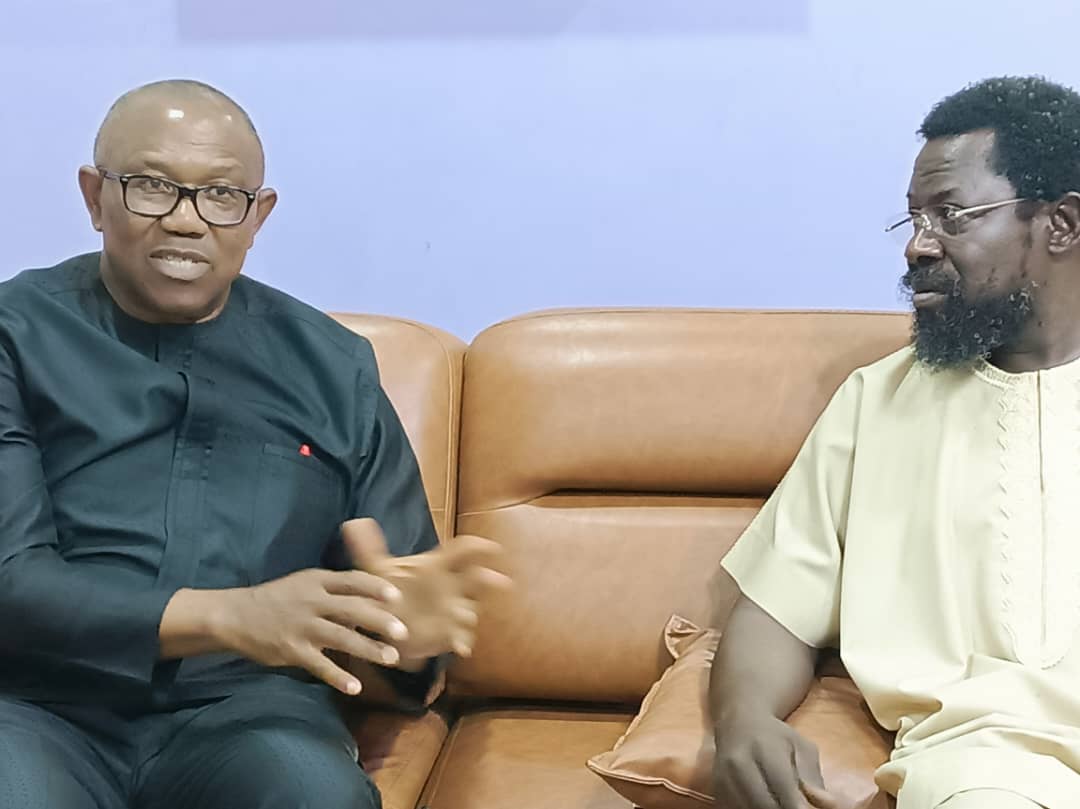 Peter Obi visits Dele Farotimi after release from prison