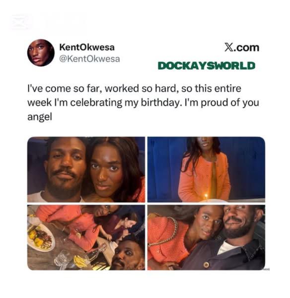 Kent Okwesa's Deleted Tweet wishing oseloka happy birthday