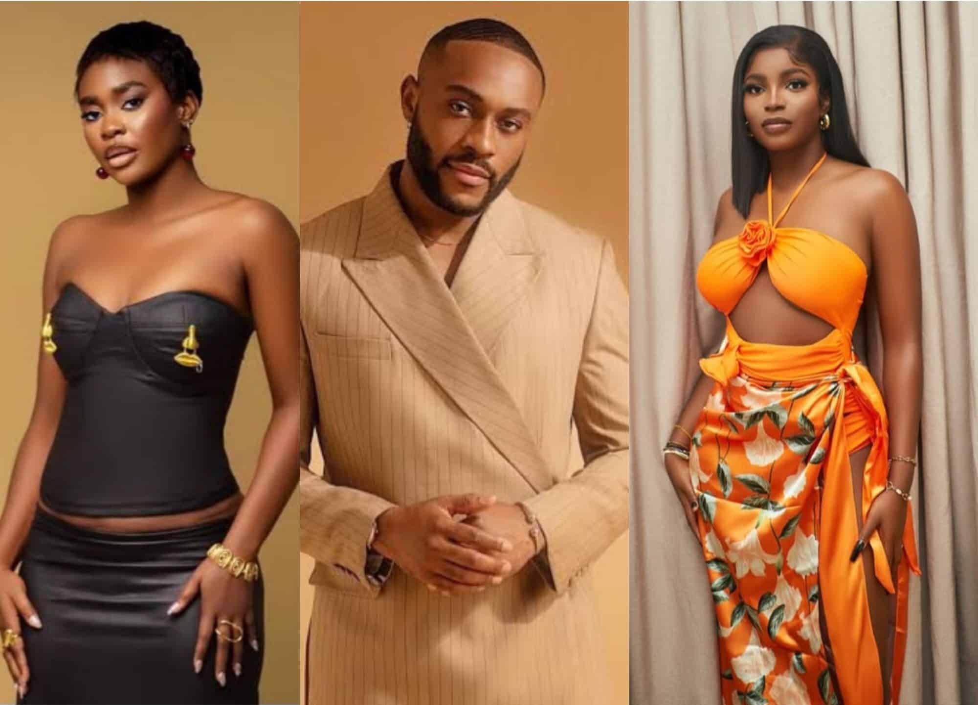 BBNaija 10: Dede frowns as Kola and Isabella kiss passionately [VIDEO]