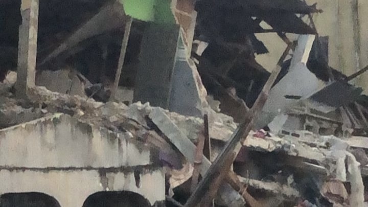 Occupants trapped as two-storey building collapses in Lagos Occupants trapped as two-storey building collapses in Lagos