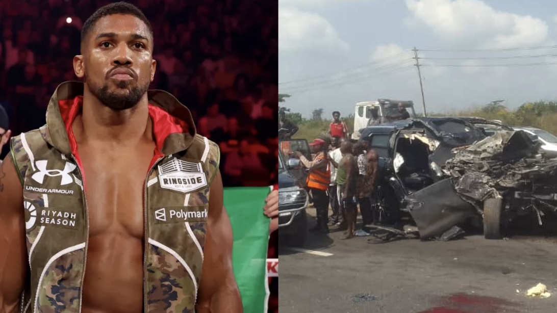 FRSC reveals cause of road accident involving Anthony Joshua 