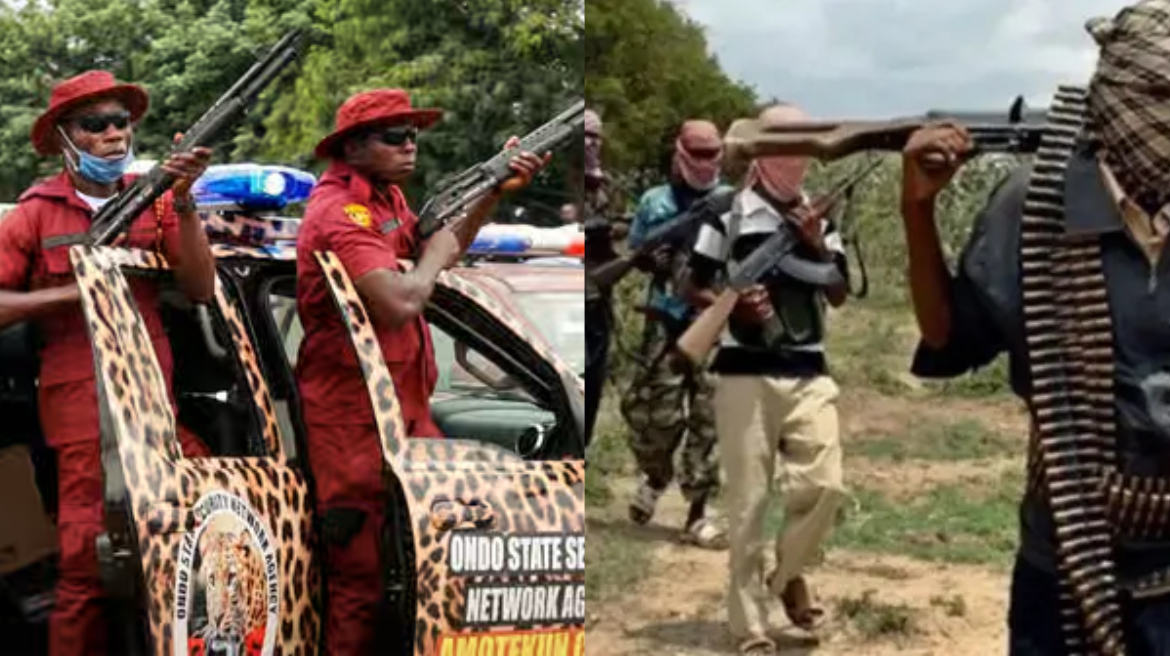 Amotekun arrest 36 suspected terrorists fleeing Sokoto after US air strike