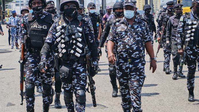 19 year old reckless driver crushes multiple police officers in Benin (VIDEO)