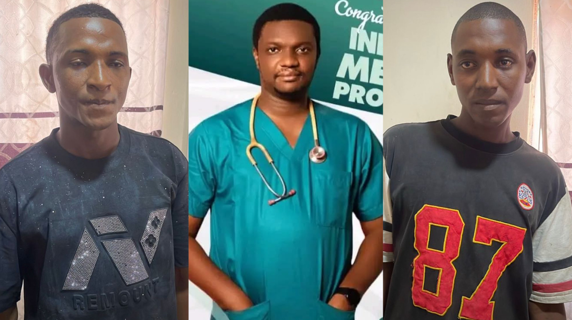 Kidnappers of Doctor Abu Tunde caught after visiting his hospital for treatment