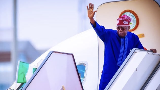 Tinubu begins vacation in Europe 