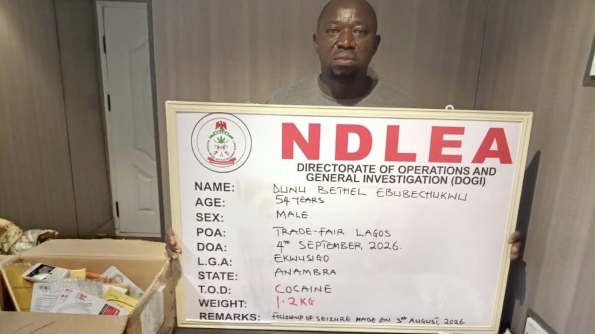NDLEA arrests convicted cocaine trafficker disguised as herbal tea merchant